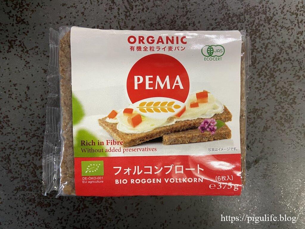期間限定送料無料】 PEMA 有機全粒ライ麦パン プンパーニッケル 375g 6枚入 ミトク